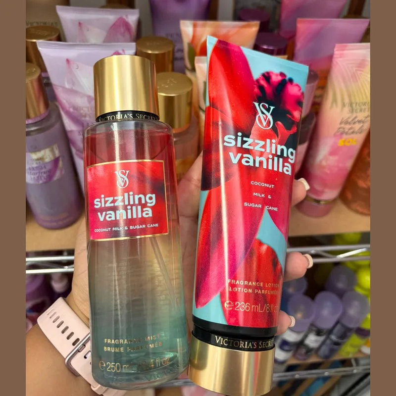 Victoria’s Secret Duo Sizzling Vanilla (Body Mist 250 ml + Crema Corporal)